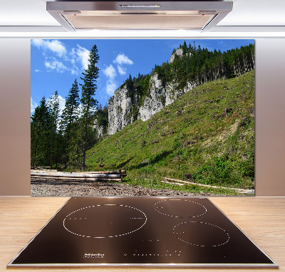 Pannello paraschizzi cucina con motivo Cime rocciose