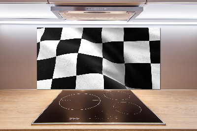 Rivestimento parete cucina con stampa Bandiera del traguardo