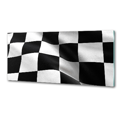 Rivestimento parete cucina con stampa Bandiera del traguardo