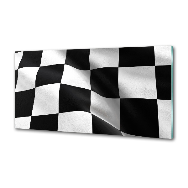 Rivestimento parete cucina con stampa Bandiera del traguardo