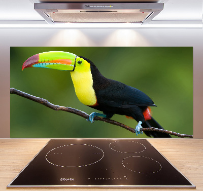 Pannello paraschizzi cucina con motivo Tucano