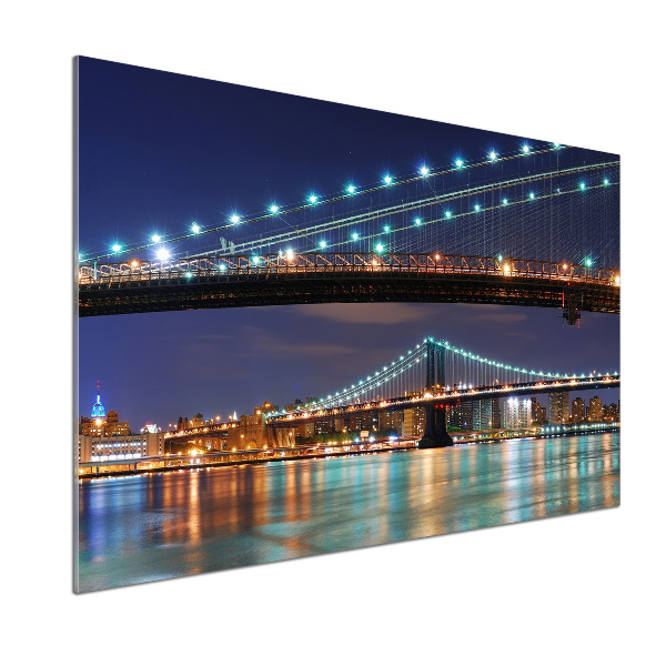 Rivestimento parete cucina con motivo ispirato a Manhattan, New York