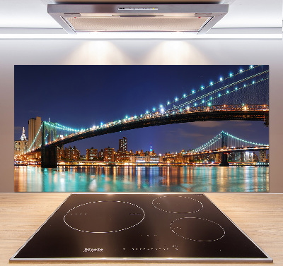 Rivestimento parete cucina con motivo ispirato a Manhattan, New York