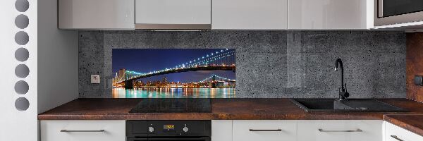 Rivestimento parete cucina con motivo ispirato a Manhattan, New York
