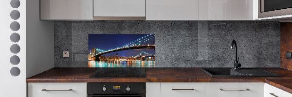 Rivestimento parete cucina con motivo ispirato a Manhattan, New York