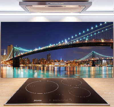 Rivestimento parete cucina con motivo ispirato a Manhattan, New York