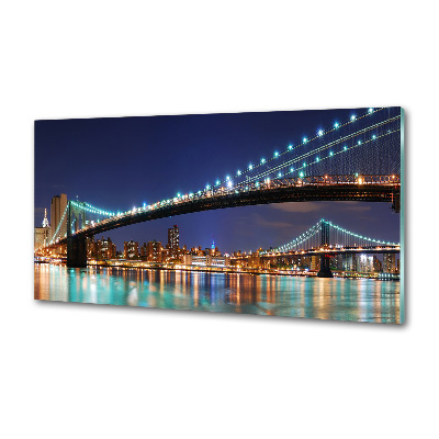 Rivestimento parete cucina con motivo ispirato a Manhattan, New York