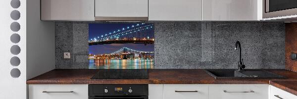 Rivestimento parete cucina con motivo ispirato a Manhattan, New York