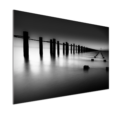 Pannello paraschizzi cucina con il motivo Frangiflutti del Tamigi