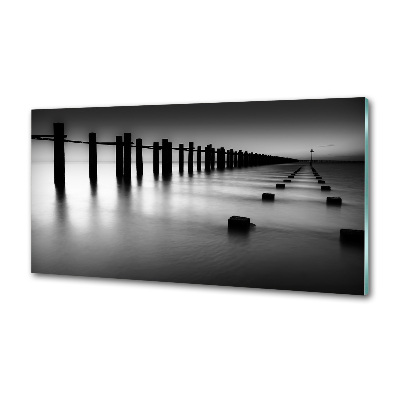 Pannello paraschizzi cucina con il motivo Frangiflutti del Tamigi