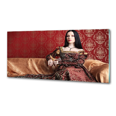 Pannello paraschizzi cucina con motivo in stile medioevale