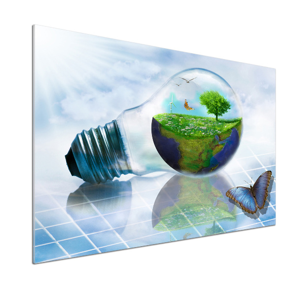 Pannello retrocucina realizzato con materiali ecologici