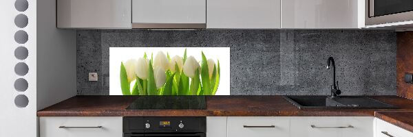 Pannello retrocucina con motivo di tulipani