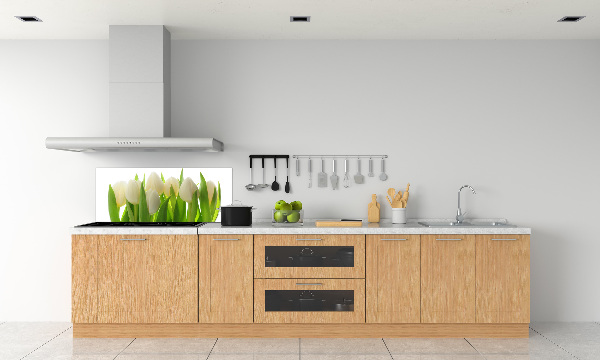 Pannello retrocucina con motivo di tulipani