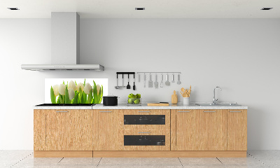 Pannello retrocucina con motivo di tulipani