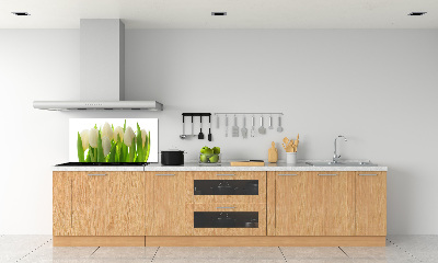 Pannello retrocucina con motivo di tulipani