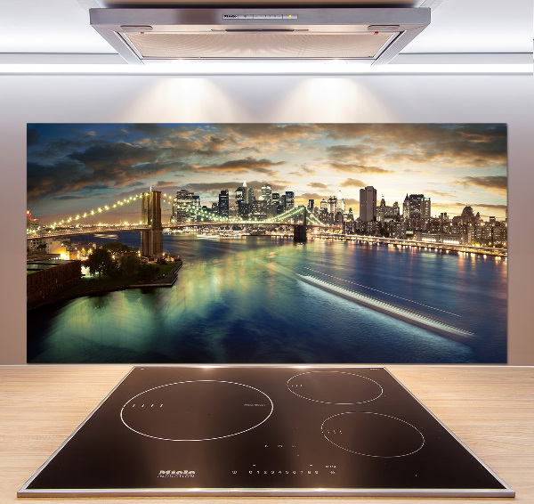 Rivestimento parete cucina con motivo Manhattan, New York