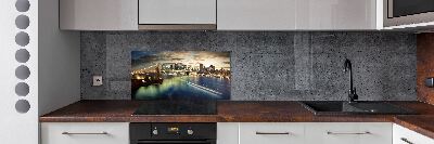 Rivestimento parete cucina con motivo Manhattan, New York