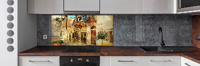 Pannello retrocucina con stampa 