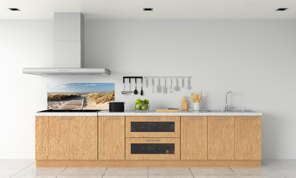 Rivestimento parete cucina con motivo Sentiero della spiaggia