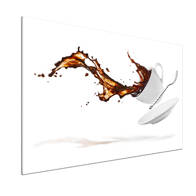 Pannello retrocucina con motivo “Caffè rovesciato”