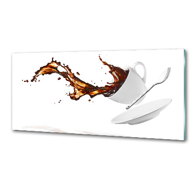 Pannello retrocucina con motivo “Caffè rovesciato”