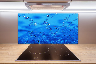 Pannello retrocucina con motivo a gocce d'acqua