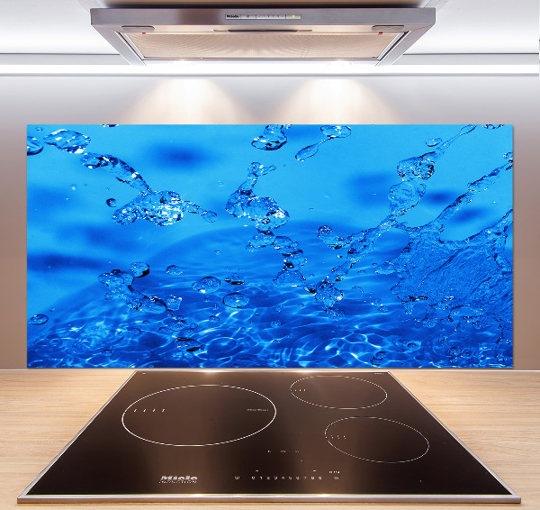 Pannello retrocucina con motivo a gocce d'acqua