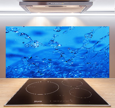 Pannello retrocucina con motivo a gocce d'acqua