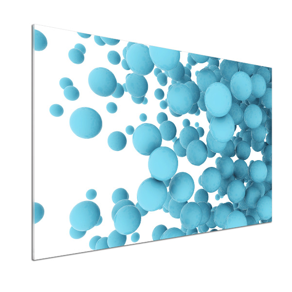 Rivestimento parete cucina con motivo a sfere astratte