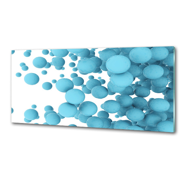 Rivestimento parete cucina con motivo a sfere astratte