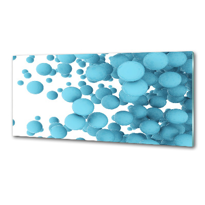 Rivestimento parete cucina con motivo a sfere astratte