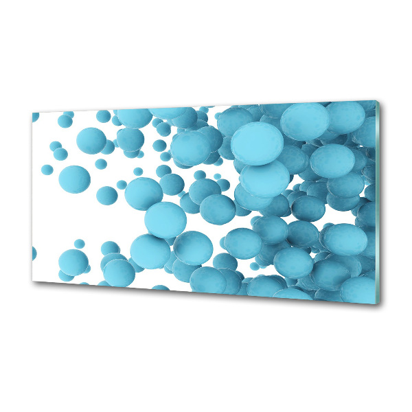 Rivestimento parete cucina con motivo a sfere astratte