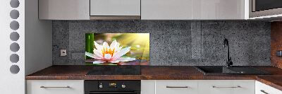 Pannello retrocucina con motivo Ninfea