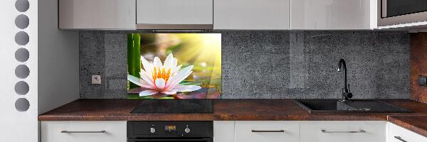 Pannello retrocucina con motivo Ninfea