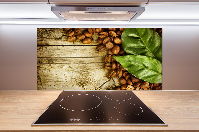 Pannello retrocucina con decorazione Caffè e alloro