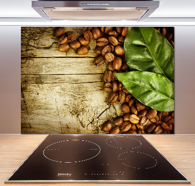 Pannello retrocucina con decorazione Caffè e alloro