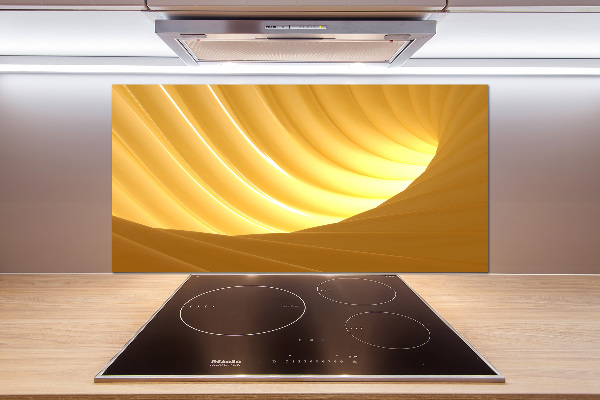 Pannello paraschizzi cucina con motivo a vortice astratto