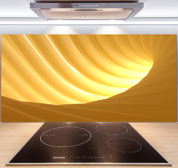 Pannello paraschizzi cucina con motivo a vortice astratto