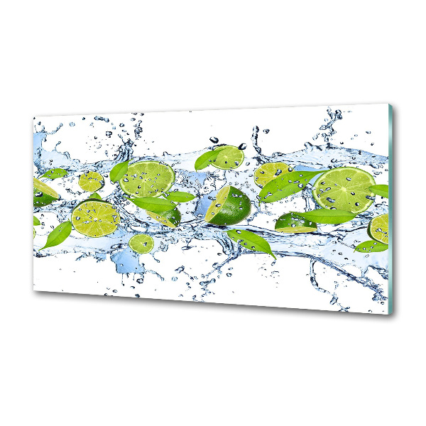 Pannello paraschizzi cucina con motivo Calce e acqua