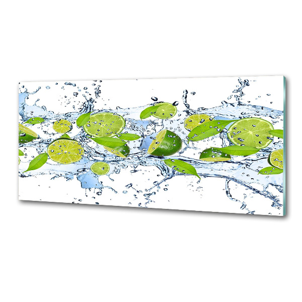 Pannello paraschizzi cucina con motivo Calce e acqua