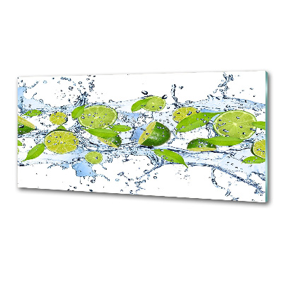 Pannello paraschizzi cucina con motivo Calce e acqua