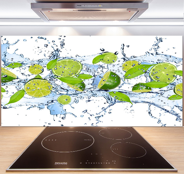 Pannello paraschizzi cucina con motivo Calce e acqua