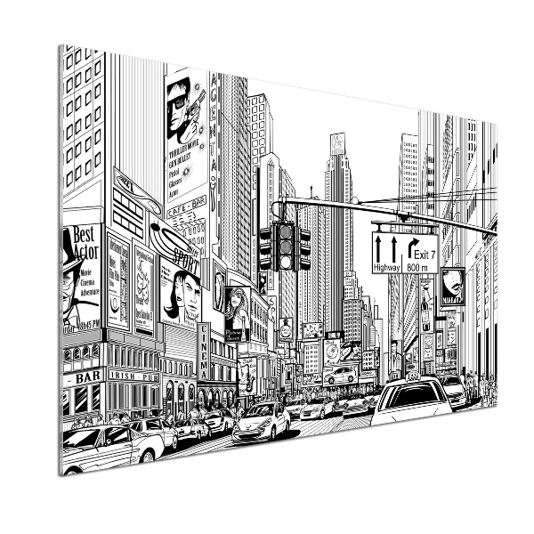 Rivestimento parete cucina con motivo 