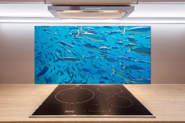 Pannello paraschizzi cucina con motivo pesce corallo