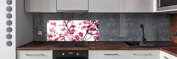 Rivestimento parete cucina con decoro Fiore di prugno