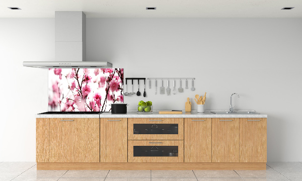 Rivestimento parete cucina con decoro Fiore di prugno