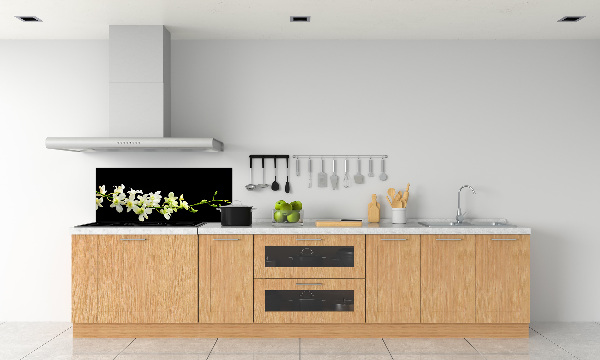 Pannello retrocucina con motivo orchidea