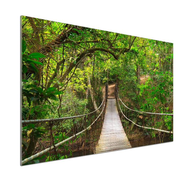 Pannello retrocucina con ponte di corda