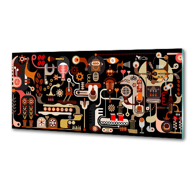 Pannello paraschizzi cucina con motivo a tema caffè